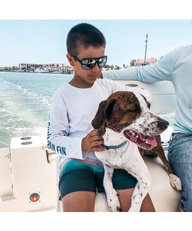 Kids Fishing Hoodie Shirt | UPF 50+ Sun Protection | Youth Boys Girls | Medium Seagrass - Buy Online on SooperMarket.com