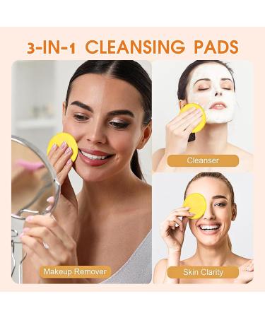 Turmeric Facial Cleanser Set Kojic Acid & Turmeric Face Wash Foaming Cleanser + Turmeric Kojic Acid Cleansing Pads Turmeric and Kojic Acid Cleansing Pads + Foaming Face Wash Acne Dark Spots - Buy Online on SooperMarket.com