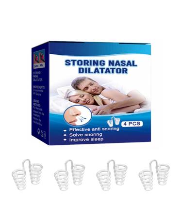 Anti Snoring Devices Anti Snoring Nose Clip 4 Pack Silicone Magnetic Snore Stopper Comfortable and Effective to Stop Snoring Professional & Comfortable Devices for Stop Snoring
