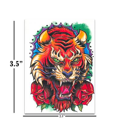American Vintage Temporary Tattoos - 100 Pre-Cut 2x2 Classic Designs for Adults & Kids - Buy Online on SooperMarket.com