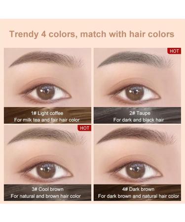 Waterproof Long-Lasting Eyebrow Cream 2Pack HEYKOMI Waterproof Long-Lasting Eyebrow Cream (#1 #3) #1 #3 - Buy Online on SooperMarket.com