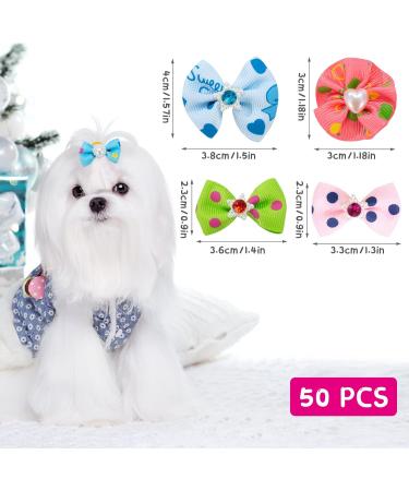 Berkelen 50-Piece Dog Hair Accessories Set Rubber Band Loops & Arches for Long-Haired Pets Perfect for Dogs & Cats - Buy Online on SooperMarket.com