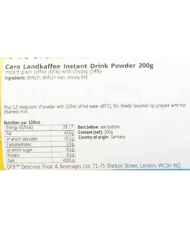 Caro Landkaffee Instant Drink Powder 200G - imported by DFB - Buy Online on SooperMarket.com