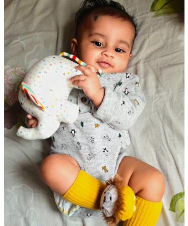 Shumee Bunny Penguin Teether, Elephant Plush Toy & Ball Sensory Set for Babies - Buy Online on SooperMarket.com