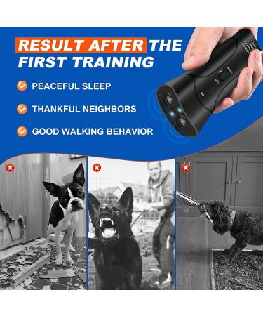 Anti Barking Device for Dogs Ultrasonic Dog Deterrent Control Sonic Bark Deterrents Stop Waterproof Mini Outdoor Deterrent Rechargeable 3 in 1 Bark Control Tool Frequency Levels Humanized and Safe - Buy Online on SooperMarket.com