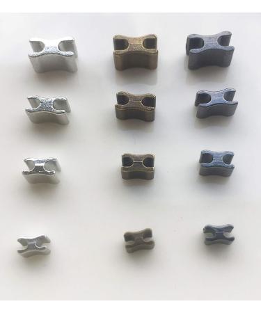 Zipper Repair Kit Metal Retainer Insertion Pin Zipper Top/Bottom Stop (3 Colors) 13 Sets Zipper Fix Plug  Repair Down Zipper Stopper for Zipper Replacement (Size 10/8/5/3) - Buy Online on SooperMarket.com