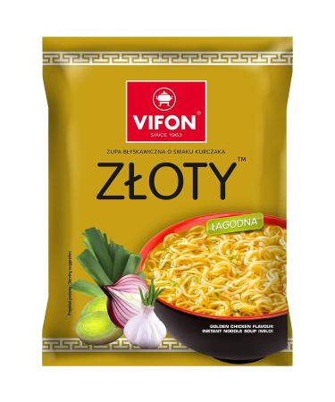 Vifon Golden Chicken Flavour Instant Noodle Soup 70 g (Pack of 24)