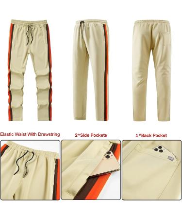 Aiozowa Men's Tracksuit Set | Full-Zip Sweatsuit with Active Jacket & Pants | 2-Piece Outfit - Large - Buy Online on SooperMarket.com