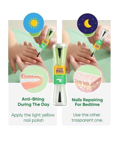 Kids' Nail Biting Treatment | Stop Bad Habits Naturally with Bitter Taste Plant Extract | Safe & Effective - Buy Online on SooperMarket.com