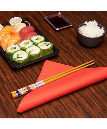 LE NAPPAGE 50 Red Airlaid Napkins - 33x33 cm FSC Certified Luxury Cellulose Wadding - International Shipping Available - Buy Online on SooperMarket.com