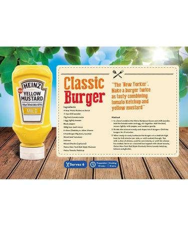 Mustard Sauce Bundle which Contains Heinz Yellow Mustard Honey 220ml - Pack of 3 with Grocery List Card - Buy Online on SooperMarket.com