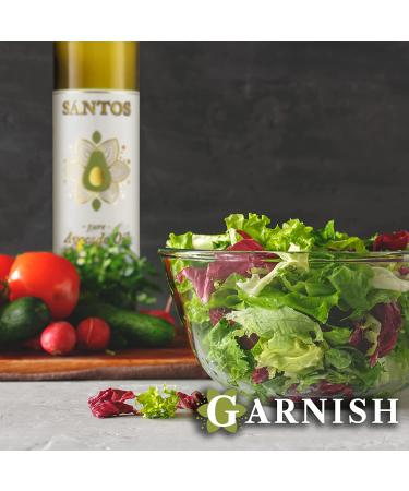 SANTOS Avocado Oil - 100% Pure Non-GMO Oil for High Heat Cooking, Grilling & Baking - 0g Trans Fat, Cholesterol Free - Paleo & Keto Friendly - 750ml - Buy Online on SooperMarket.com