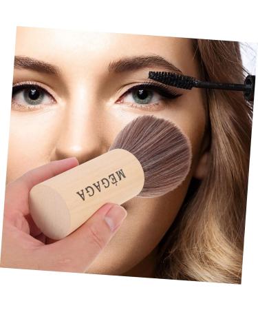 Didiseaon Wooden Handle Makeup Brushes - Record Cleaning Brush Blending Blush & Highlighter | International Shipping - Buy Online on SooperMarket.com