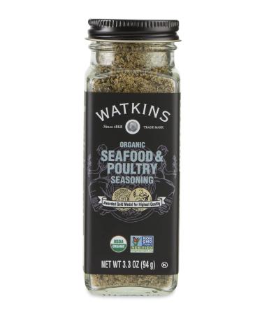 Watkins Gourmet Organic Spice Jar, Seafood & Poultry Seasoning, 3oz