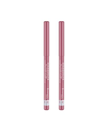 Rimmel Exaggerate Lip Liner, Eastend Snob, 2 Count (Pack of 1) 2 Count (Pack of 1) Eastend Snob