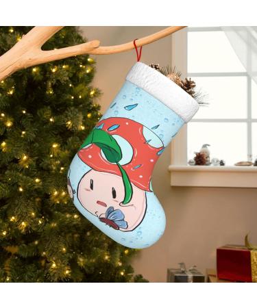 YYHHAOFA Sunflower Seeds and Mushroom Prints Christmas Decorative Stockings : Soft Light and Tactile Suitable for Christmas Halloween - Buy Online on SooperMarket.com