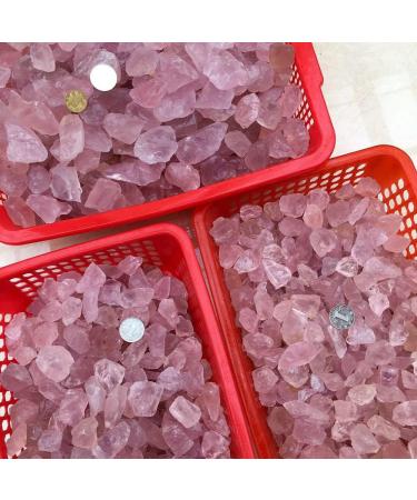 50G Natural Raw Pink Rose Quartz Crystal Rough Stone Specimen Crystal Love Natural Stones and Minerals Fish Tank Stone crystal stone - Buy Online on SooperMarket.com