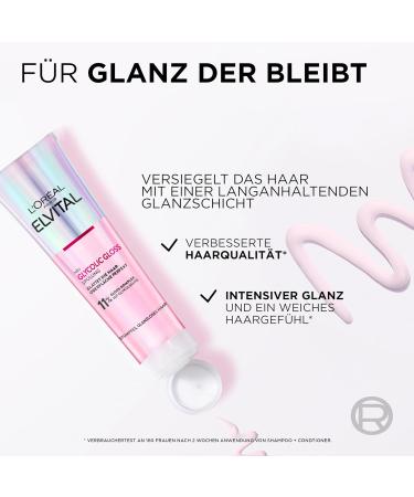 L'Or al Paris Elvital Glycolic Gloss Rinze 150ml | Shine & Healthy Hair Conditioner with Glycolic Acid | Ideal for Dull Hair - Buy Online on SooperMarket.com