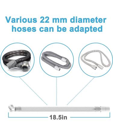2 Packs Respironics Wisp Replacement Tube Assembly - Short Tube, Elbow, Swivel - Medihealer CPAP Supplies - Buy Online on SooperMarket.com