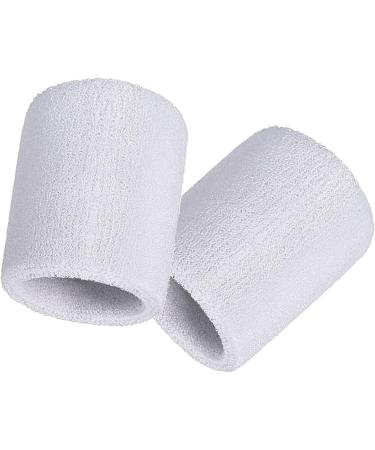 12 Cotton Welding Bands for Men & Women - Ideal for Tennis Basketball Running & Gym Training | White & Opulent Garden - Buy Online on SooperMarket.com