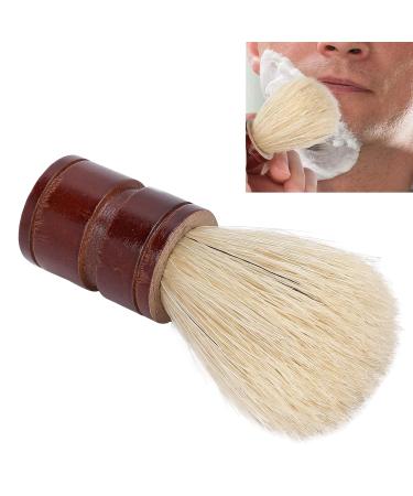 Men's Shaving Brush - Wooden Handle Facial Hair Styling Tool for Mustache & Beard - Premium Quality Shaving Brush for Men - Buy Online on SooperMarket.com