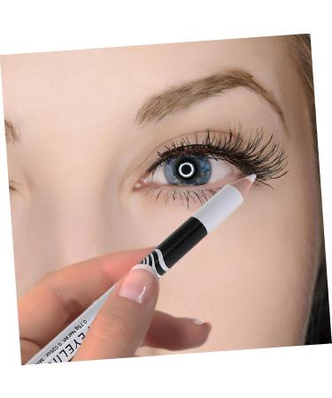 Gogogmee 40 Pcs Lying Silkworm Eyeliner White Makeup Pencil Make up Eyeliner Pen Makeup Eyeliner Wooden Pole - Buy Online on SooperMarket.com