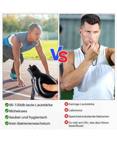 Famini Hand Whistle & Stainless Steel Sports Pipes Set - Loud Coaching Whistles for Referees & Coaches (Black) - Premium Sports Accessories - Buy Online on SooperMarket.com