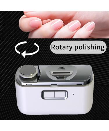 Nail Trimmer 2 in 1 Efficient Nail Trimmer Polisher Reliable for Business Trip for Home - Buy Online on SooperMarket.com