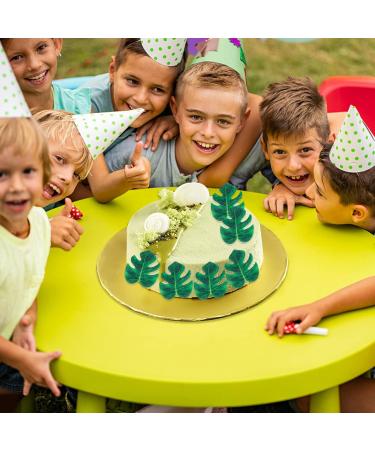 48 Pcs Tropical Turtle Leaf Cake Toppers Cupcake Toppers Palm Leaf Cake Toppers Wafer Paper Leaf Cake Decoration Hawaii Theme Jungle Party Birthday Cake Decor - Buy Online on SooperMarket.com