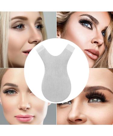 Virtcooy Y Shape Eyelash Brush Comb | Stainless Steel Eyelash Lift Brush | Reusable Grafting Eyelash Lift Portable Makeup Beauty Tool Supplies for Girls Women Silver Y - Buy Online on SooperMarket.com