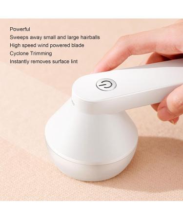 High Efficiency Rechargeable Lint Remover - Fast Fabric Shaver for Clothes (White) | Ships Internationally - Buy Online on SooperMarket.com