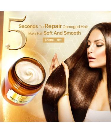Magical Treatment Hair Mask 120ML - Advanced Molecular Hair Roots Treatment - Repairs Damage in 5 seconds - Keratin Hair and Scalp Treatment - 4.06 Fl Oz - Buy Online on SooperMarket.com