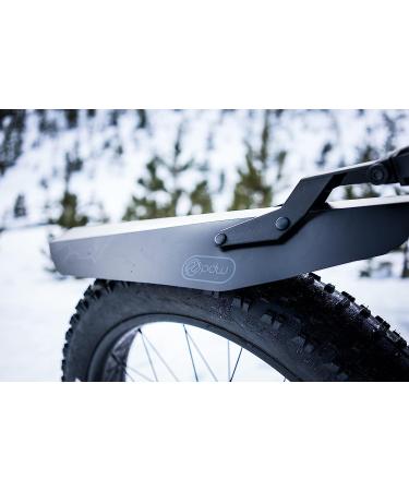 PDX Mud Shovel 6.5 Rear Fat/Plus Fender - Black Topo | Portland Design Works - Buy Online on SooperMarket.com