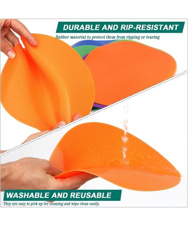 SIFENYU 10 Inch Spot Markers - Set of 18 Rubber Agility Dots for Sports Training & Classroom Activities - Buy Online on SooperMarket.com