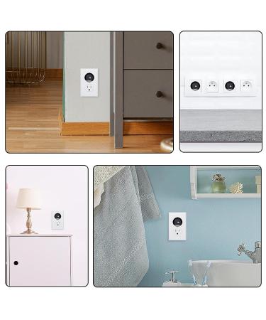 Yidax Outer Space Black Outlet Covers Baby Proofing - 24 Pack Childproof Socket Protectors for Home & Office - Easy Install 1.3x1.3 in - Buy Online on SooperMarket.com