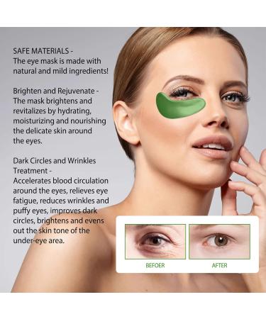 Firming Seaweed Eye Mask - 30 Pairs Gel Treatment Masks for Dark Circles & Fatigue Relief - Travel Essential for Women - Buy Online on SooperMarket.com