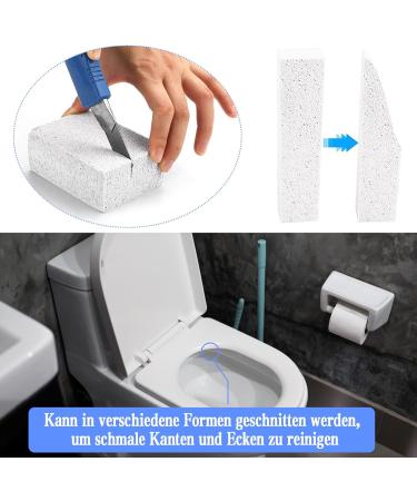 Premium Bimsstein Cleaner Brushes - 4 Pack White Grill & Kitchen Cleaning Blocks for Pumice Stone & Roasting Oven - Buy Online on SooperMarket.com