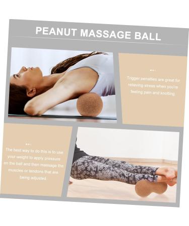 Healeeved Double Ball Massage Roller - Mobility & Trigger Point Therapy for Yoga Neck and Foot Pain Relief - Buy Online on SooperMarket.com