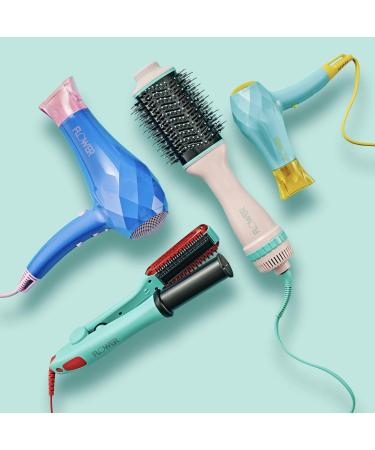 Flower Beauty Ceramic Hot Air Styling Brush - Professional Volume & Shine Tangle-Free Drying - 3 Heat/Cool Settings for All Hair Types - International Shipping Available - Buy Online on SooperMarket.com