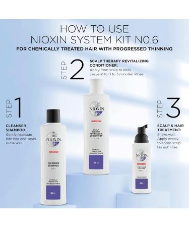 Nioxin System 6 Hair Treatment Conditioner 1L - For Chemically Treated Hair with Thinning Scalp - Pack of 1 - Buy Online on SooperMarket.com