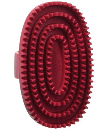 Le Salon Essentials Rubber Curry Grooming Brush with Loop Handle