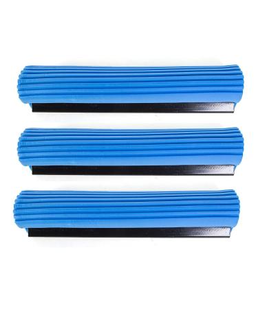 Kitchen + Home Sponge Mop Head Refill - Set of 3 Super Absorbent and Durable PVA Foam Rubber Roller Mop Head Refill