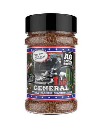 Angus & Oink | The General Tex Mex BBQ Dust | Meat or Vegetable Seasoning Rub | Perfect For Lamb or Vegetables | Vegan Friendly | No Preservatives | 200g