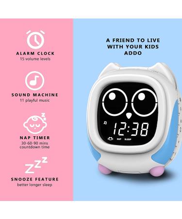 Itoma Addo Children's Alarm Clock | Sunrise/Sunset Simulation Bedside Lamp | White Noise Sleep & Wake Up Clock (ECHS912-2) - Buy Online on SooperMarket.com