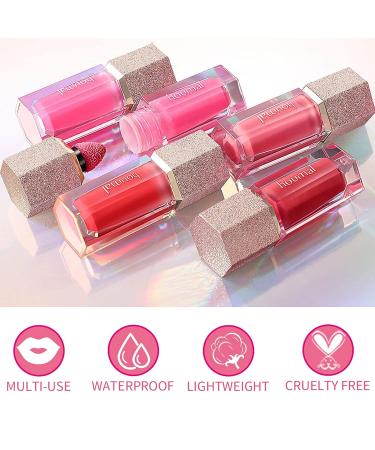 Paminify Soft Cream Liquid Blush - Lightweight & Blendable Dewy Blush Stick | Cruelty-free Smokey Pink Shade - Buy Online on SooperMarket.com