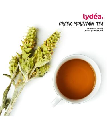 Lydea Organic Greek Mountain Tea 250g Traditional & Authentic Greek Loose Leaf Sideritis Herbal Tea Naturally Caffeine Free Practically Cut - Buy Online on SooperMarket.com