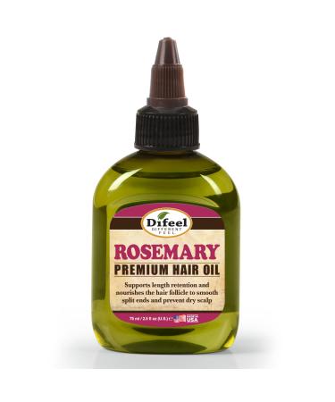 Difeel Rosemary Premium Hair Oil 2.5 oz. - Rosemary Oil Hair Treatment