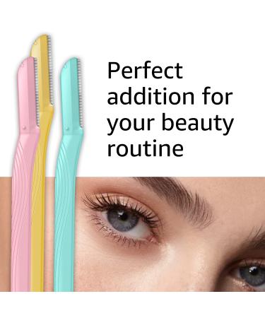 Amazon Basics Exfoliating Dermaplaning Tool & Eyebrow Facial Razor - 3 Count Pack - Buy Online on SooperMarket.com