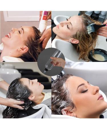 3 PCS Hair Oil Applicator Bottles - 110ml Squeeze Bottle with Scale for Hair Dye - Professional Hairdressing Tool - Buy Online on SooperMarket.com