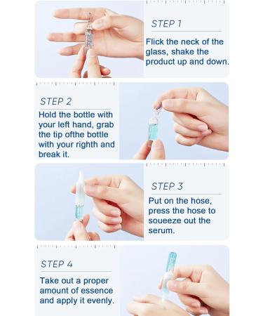 Hyaluronic Acid Concentrated Ampoules For Face Serum Deeply Moisturize Hyaluronic Acid Serum For Face Face Care For A Natural Face Lift Face Serum For Women & Men -7x2ml Ampoules. - Buy Online on SooperMarket.com